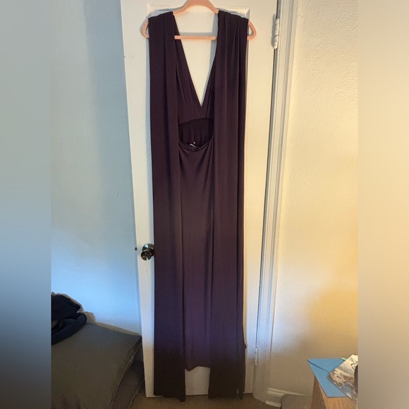 PURPLE Lulus “Tricks of the Trade” maxi wrap convertible dress! - Picture 7 of 10